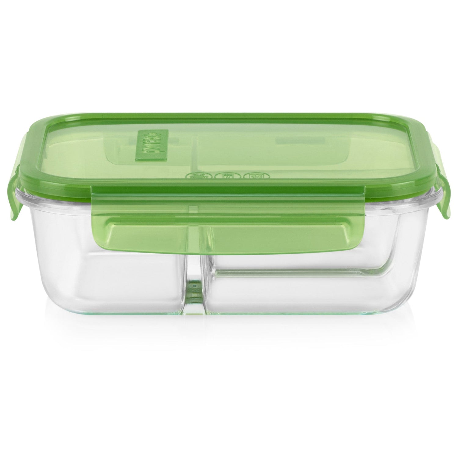Pyrex 4.1 cup, 3 compartment Mealbox