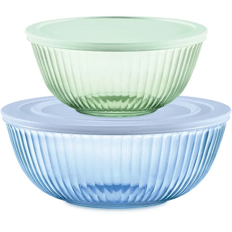 Colors Sculpted Tinted Dreams 4-piece Mixing Bowl Set