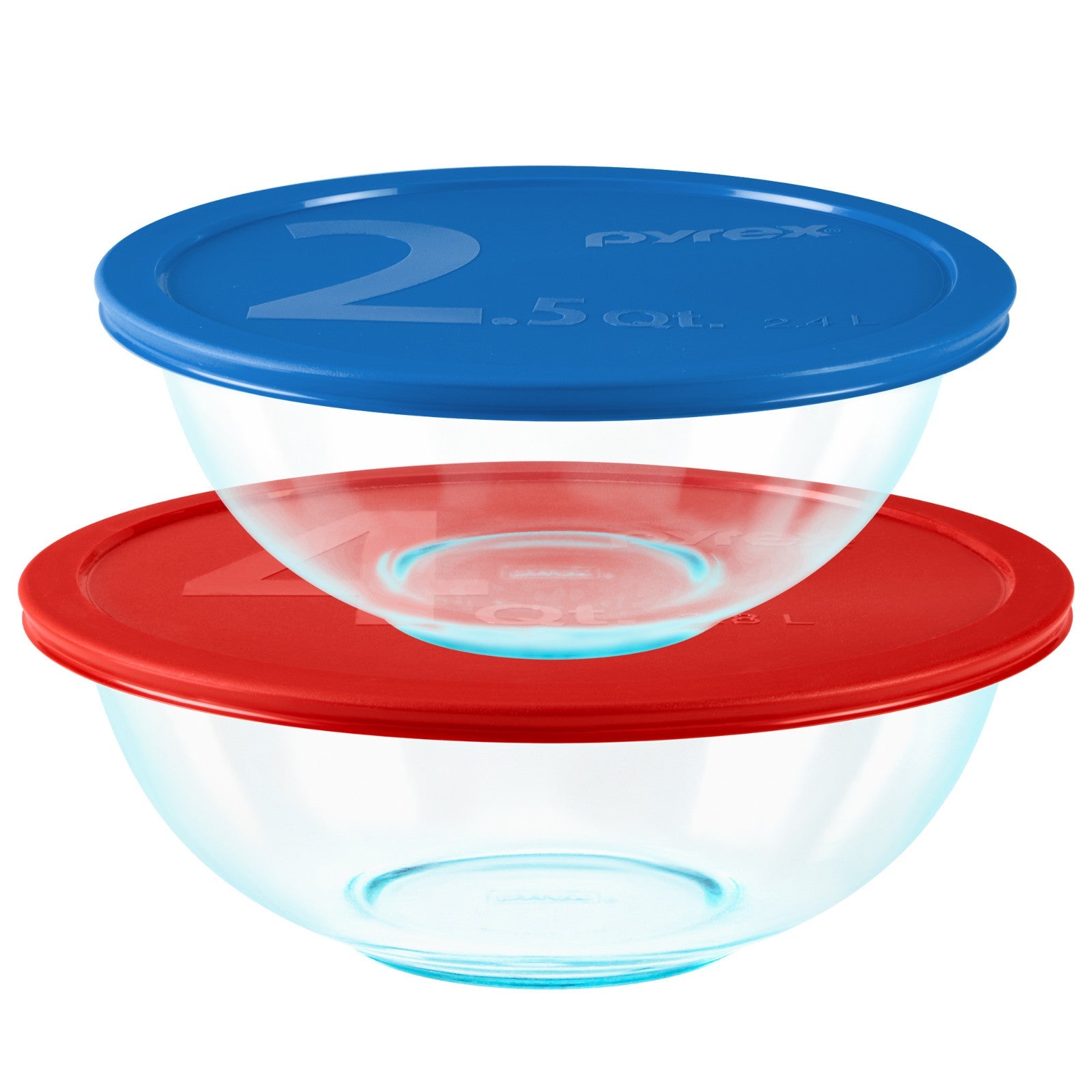 pyrex glass bowl set