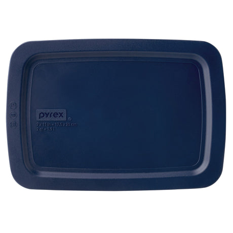Blue Lid for Easy Grab 2-quart Rectangular Baking Dish
