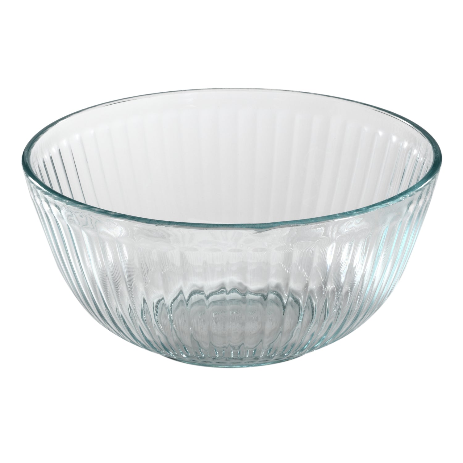Sculpted mixing bowl on a white background