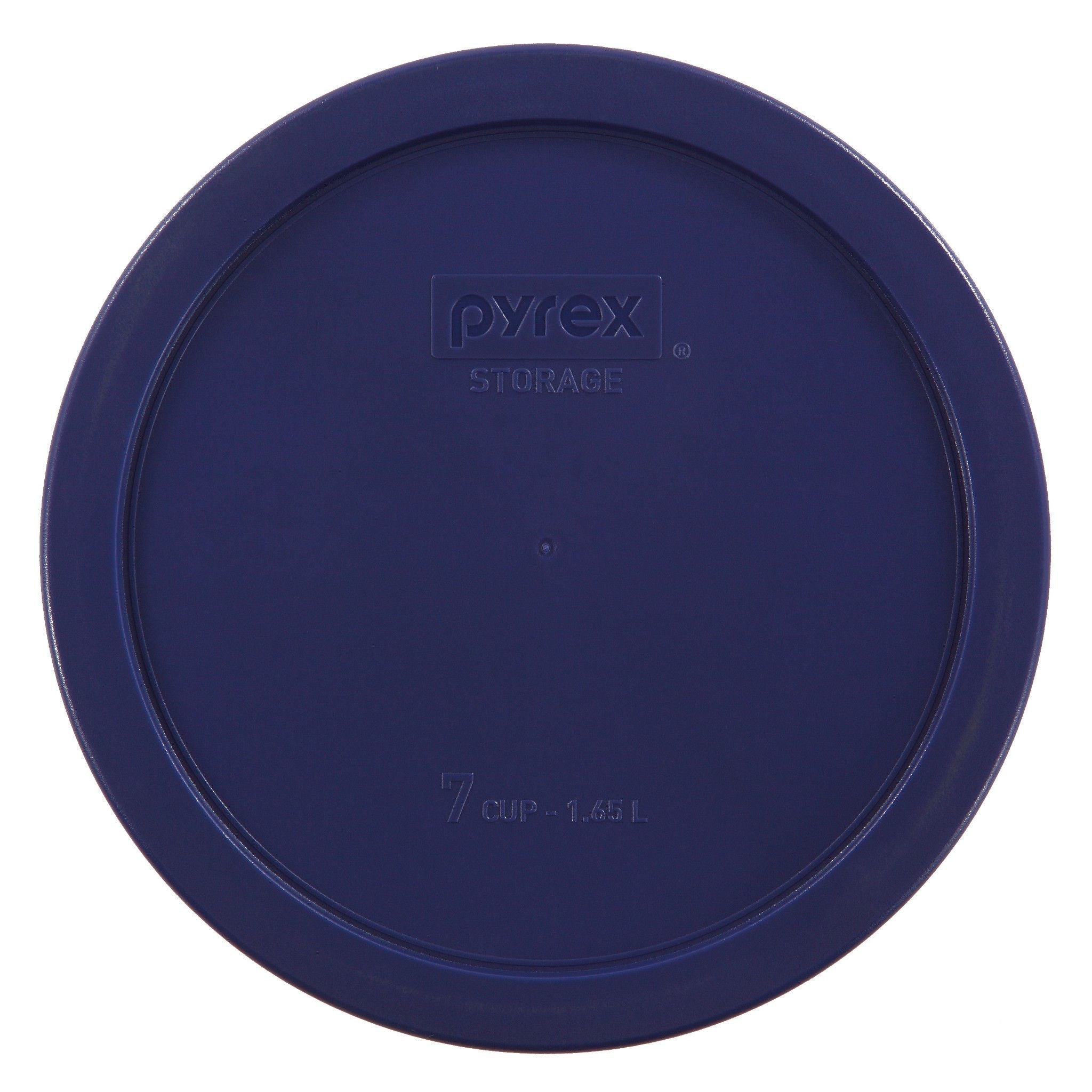 Pyrex 4-Pack Snap Lids For 6/7-Cup Containers – Bright Blue Pantone (Model 7402-PC)