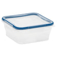 Container  with a blue lid Snapware