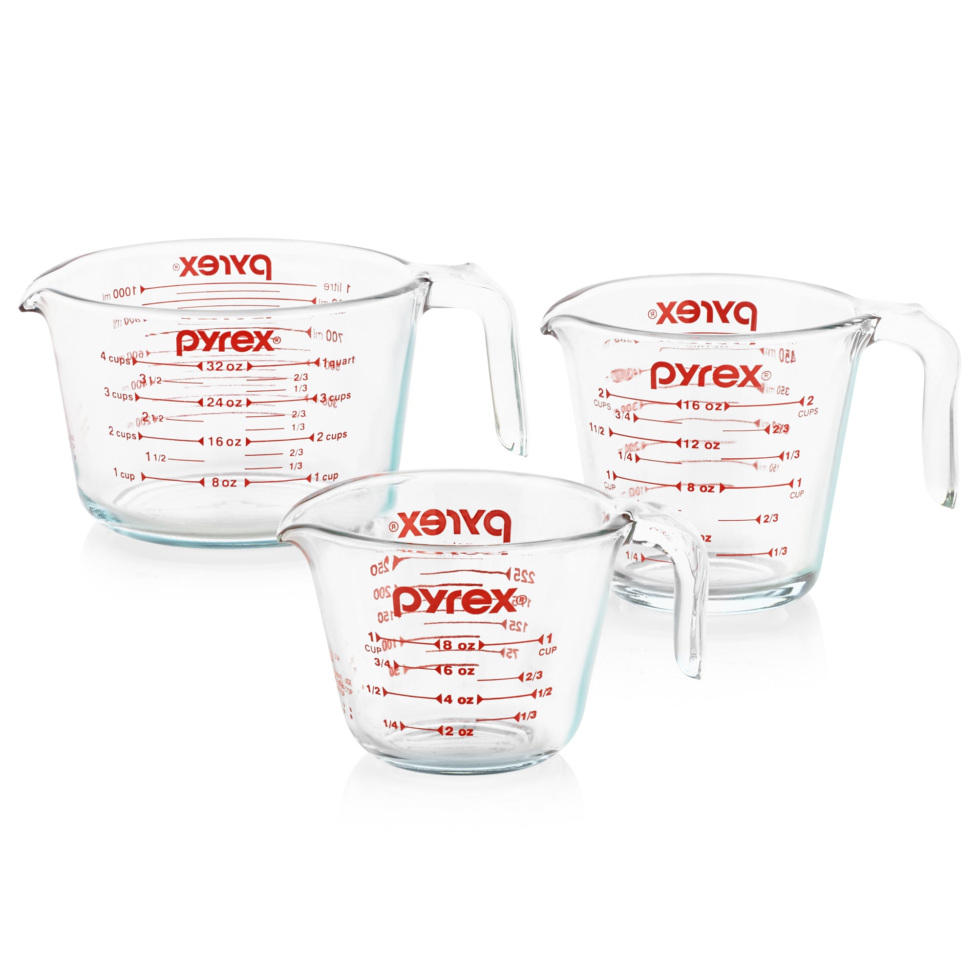 PYREX パイレックス メジャーカップ 3個セット made in USA Pyrex® 3-piece Measuring Cup Set