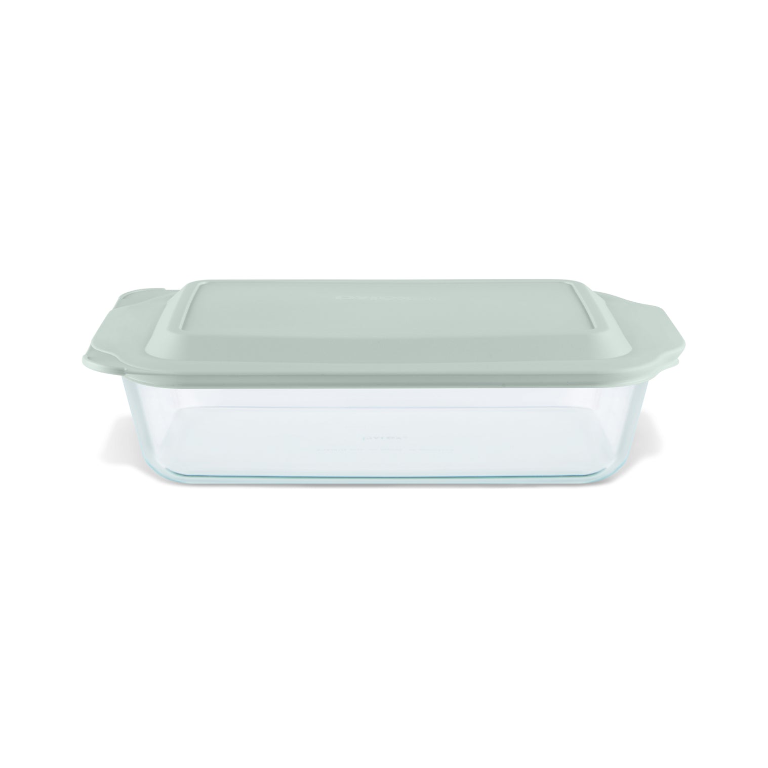 Pyrex® Deep 9 x 13" Rectangular Glass Baking Dish with Sage Green Lid