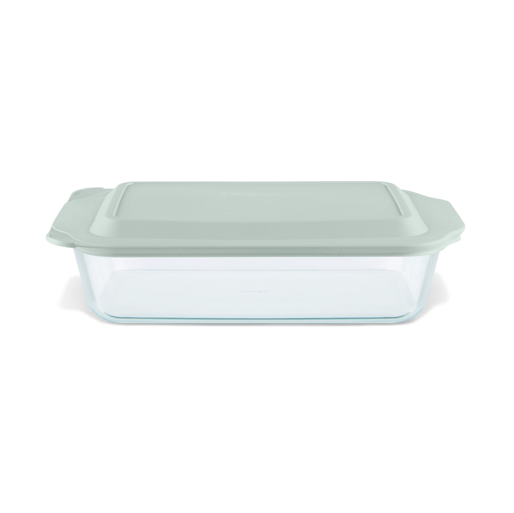 Pyrex® Deep 9 x 13" Rectangular Glass Baking Dish with Sage Green Lid