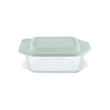 Pyrex Deep 8" Square Baking Dish with Sage Lid