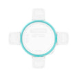 Total Solutions Round Small Plastic Lid with Teal Seal 