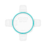 Total Solutions Round Small Plastic Lid with Teal Seal 