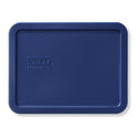 Pyrex Storage Blue 6-Cup Rectangular Plastic Lid
