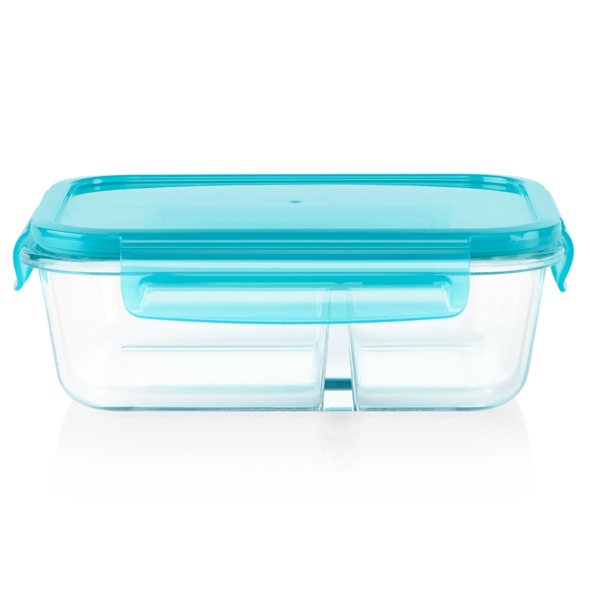 Pyrex100周年 全色 5個セット 食品保存容器 4 CUP 950mL Pyrex® MealBox 4-cup Divided Glass Food Storage Container with Turquoi