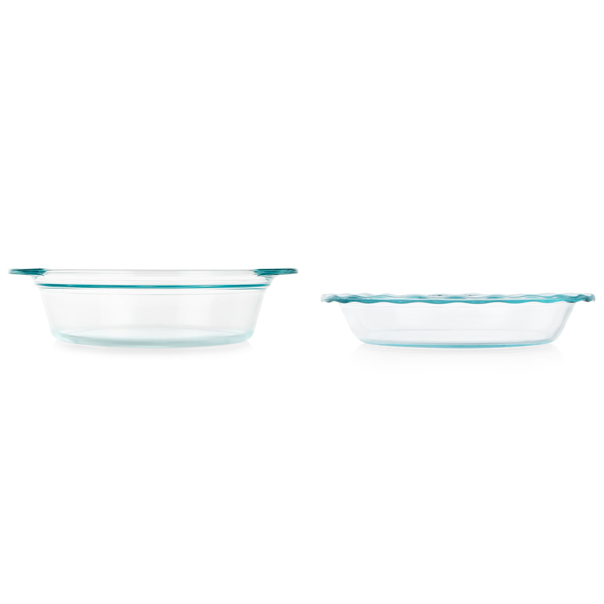 Pyrex® 2-piece Deep & Easy Grab® Glass Pie Plate Set