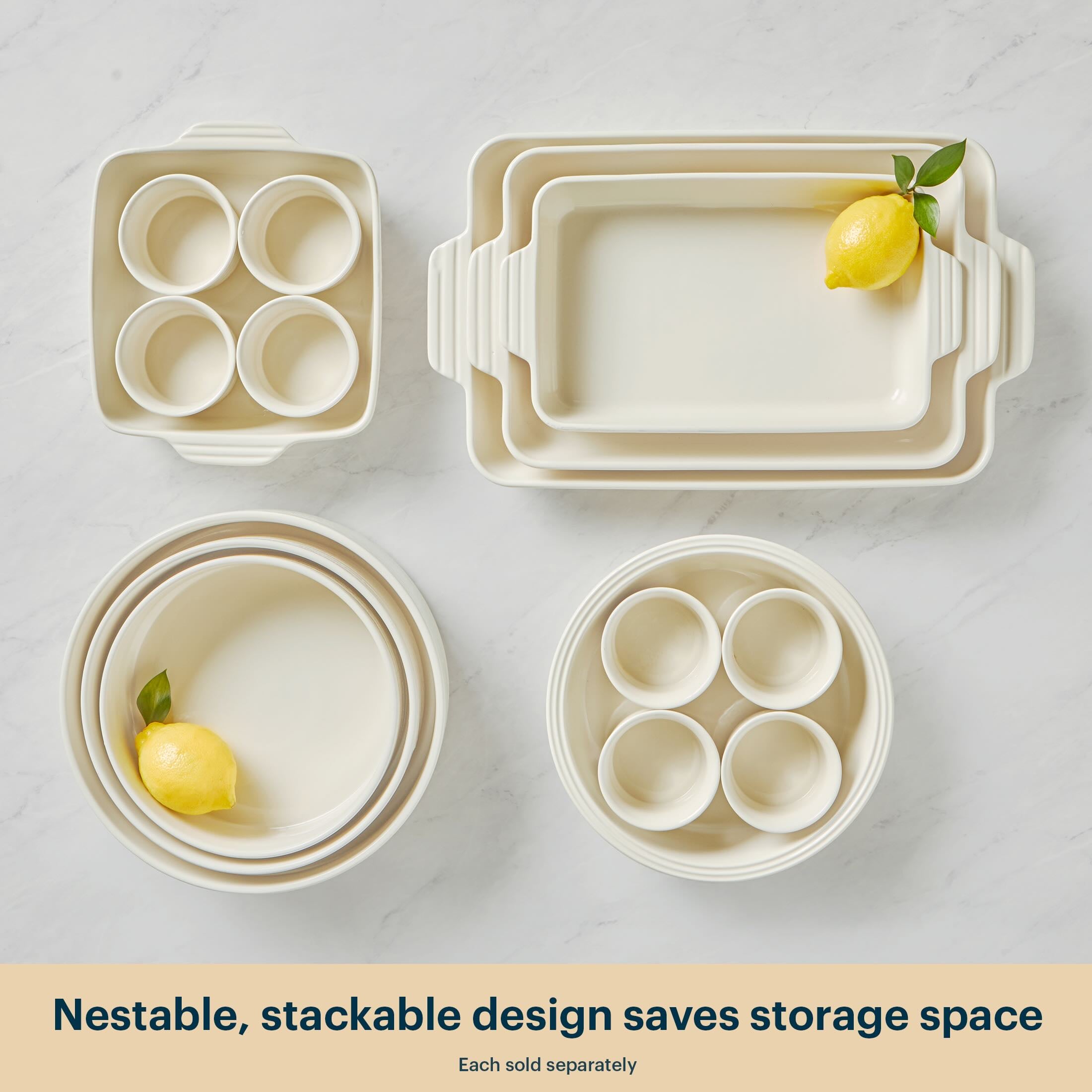Pyrex® 3-Piece Rectangular Ceramic Bakeware Set