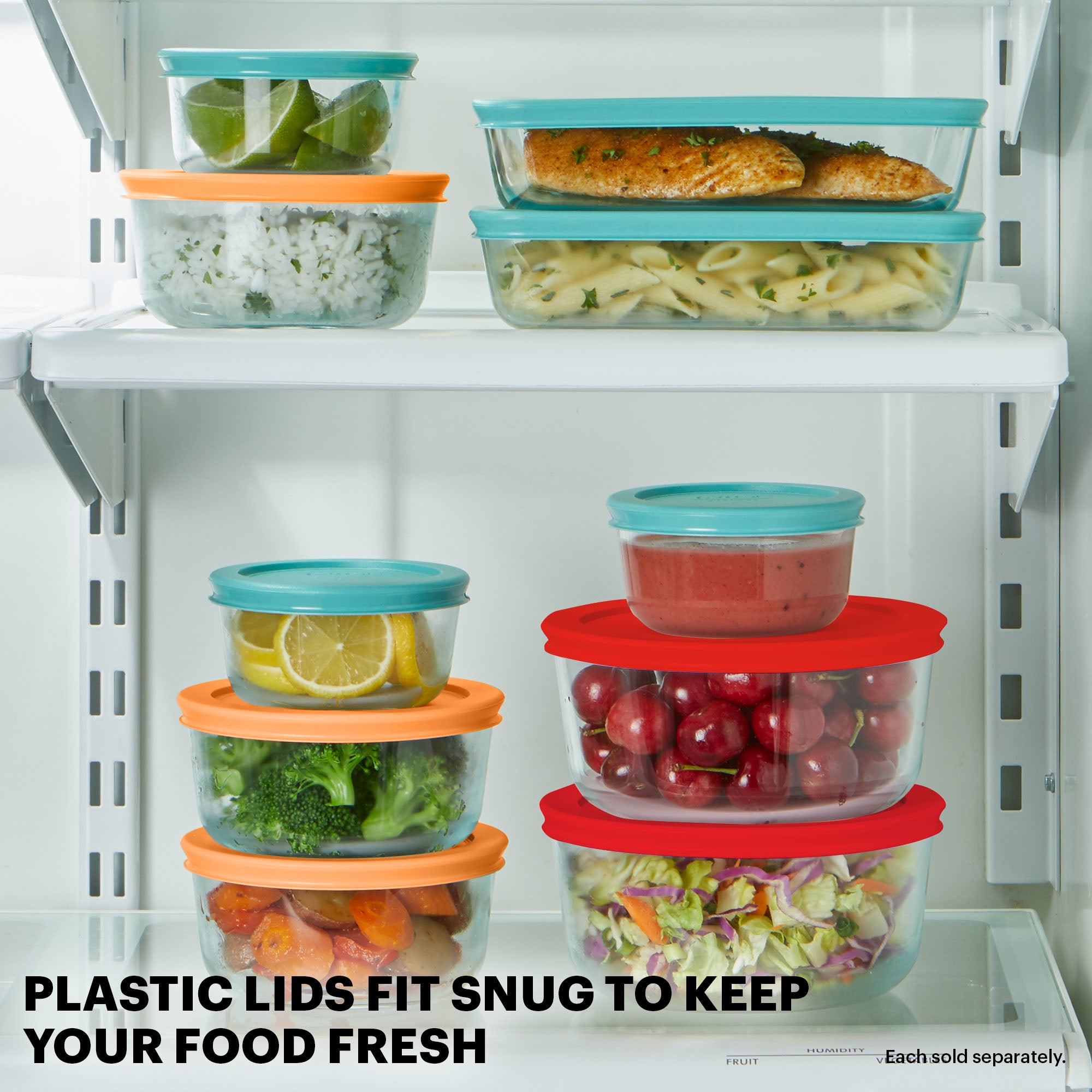 Pyrex® Simply Store® 18-piece Glass Food Storage Container Set with Li