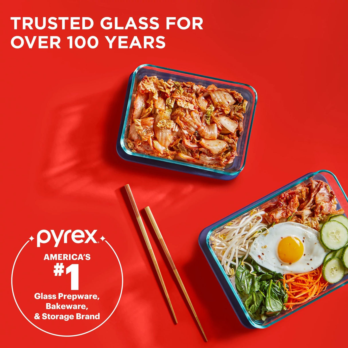  Simply Store® Rectangular Glass Storage with text trusted glass for over 100 years