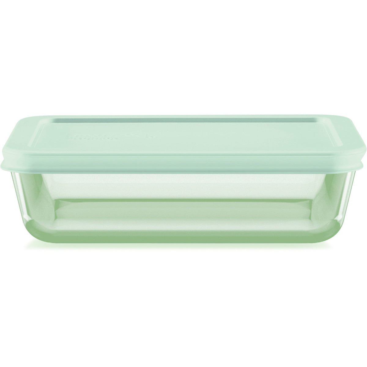 Pyrex® Simply Store® Tinted 3-cup Rectangle Storage with Green Plastic