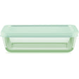 Simply Store® Tinted 3-cup Rectangle Storage with Green Plastic Lid