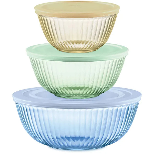 PYREX バタープリントミキシングボウル 3点セット PY_1149548_Colors_Mixing-