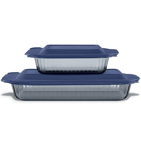 Pyrex Colors - 4pc Bakeware, Smoke Color Bakeware