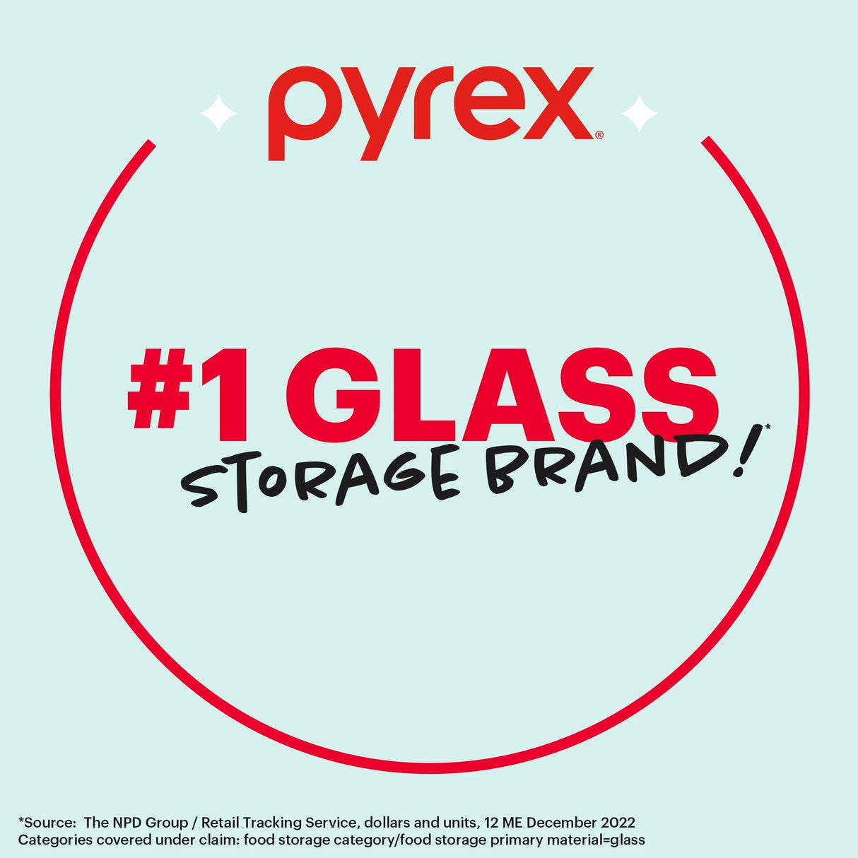  Pyrex #1 Glass Storage Brand