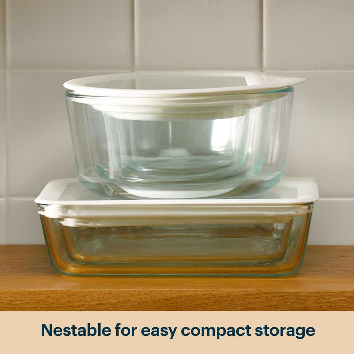 Pyrex Glass Container With Led Pyrex® Ultimate 10-Piece Glass Storage Set with Glass Lids