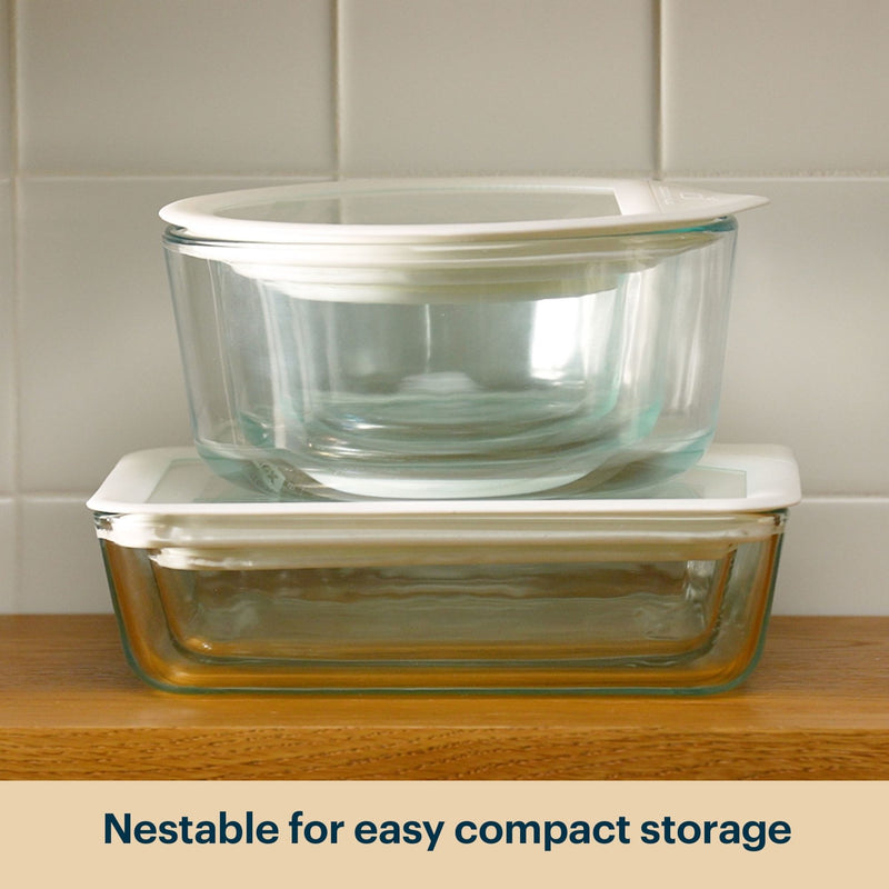 Pyrex Storage Racks Pyrex® Ultimate 10-Piece Glass Storage Set with Glass Lids