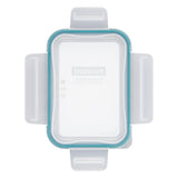 Total Solutions™ Rectangle Medium Plastic Lid with Juniper Green Seal 