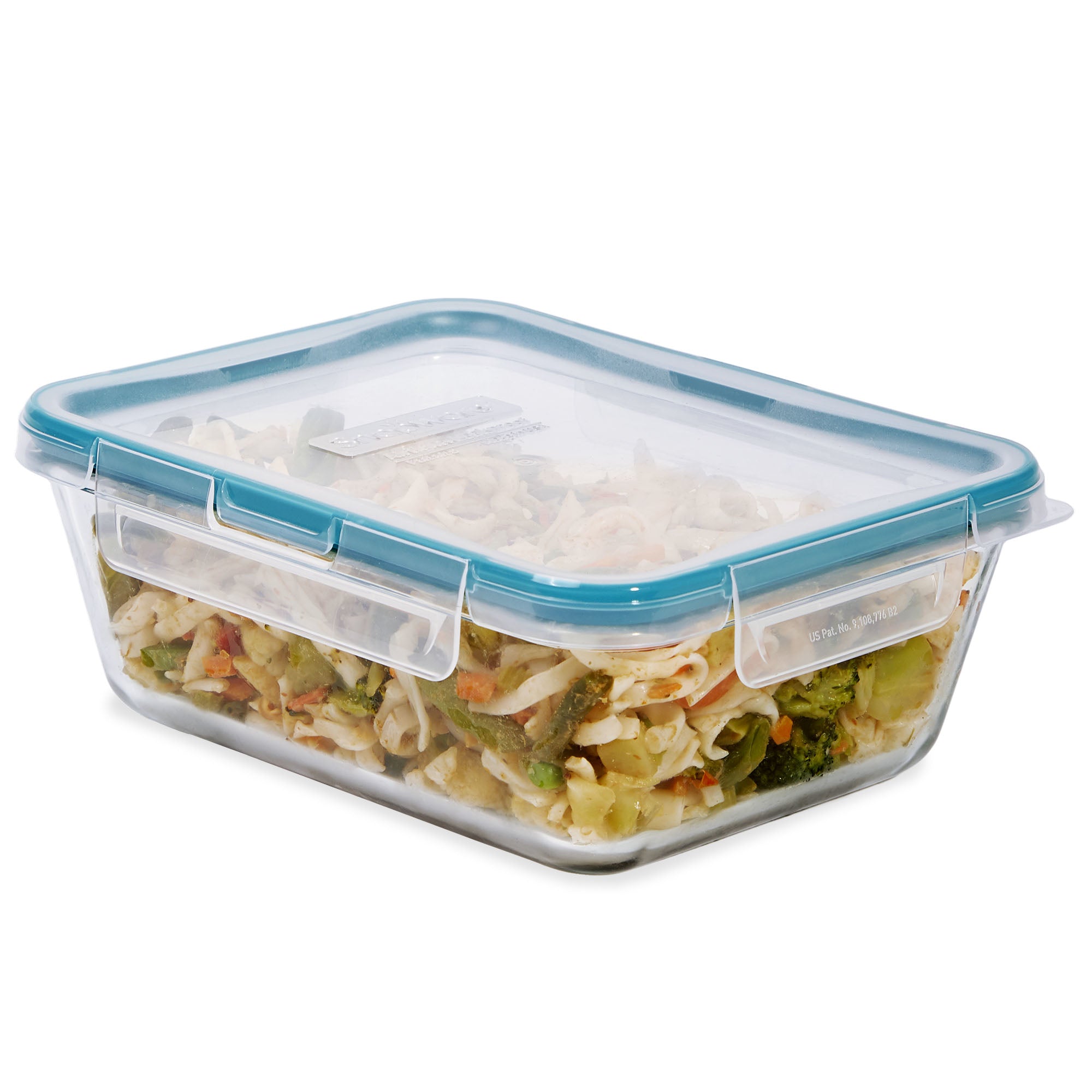 Snapware® Total Solution® Pyrex® Glass 8-cup Rectangle Food Storage wi