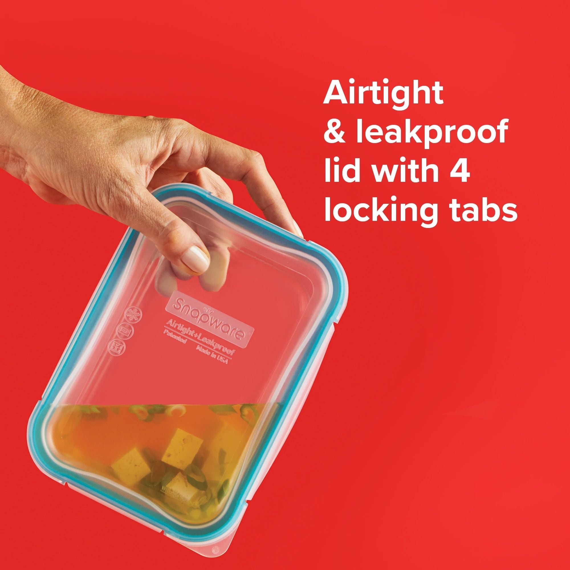 Snapware® Total Solution® Pyrex® 4-piece Glass Storage Set with Plasti