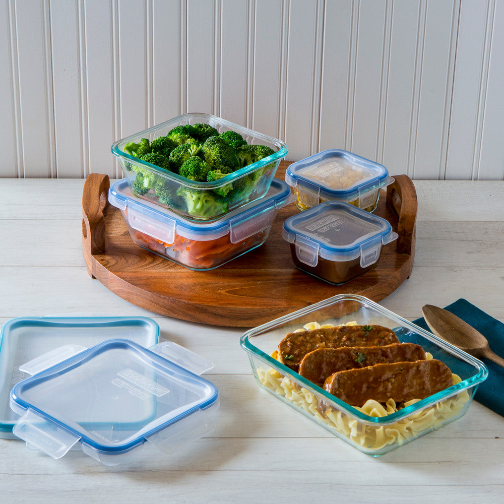 pyrexEngland 10l耐熱ボトル Snapware® Total Solution® Pyrex® Glass 10-piece Food Storage Container