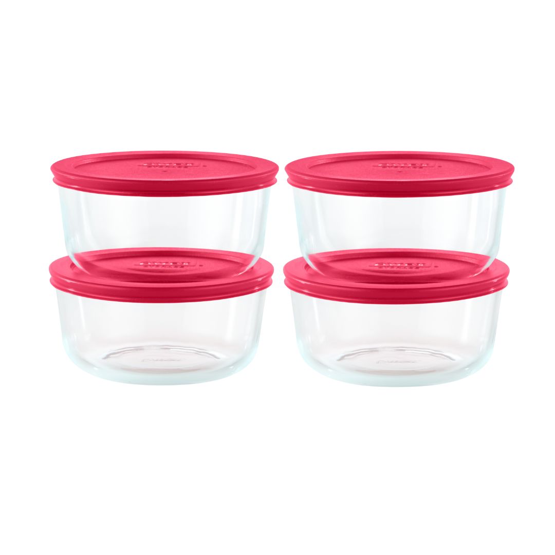 Pyrex Bowl Set Pyrex Simply Store 4-Cup Glass Bowl Value Pack