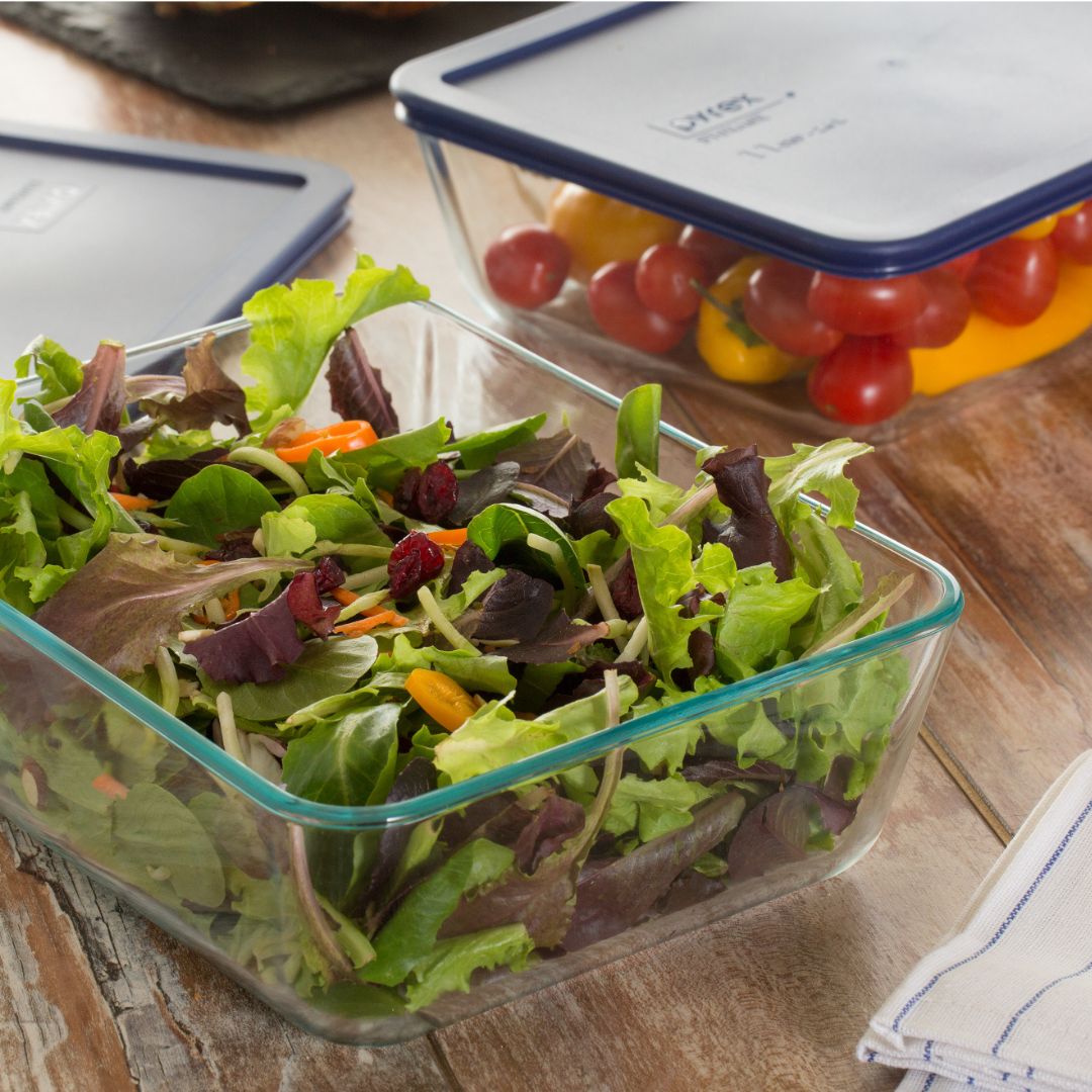 Pyrex® Simply Store® 11-cup Rectangular Glass Food Storage Container w