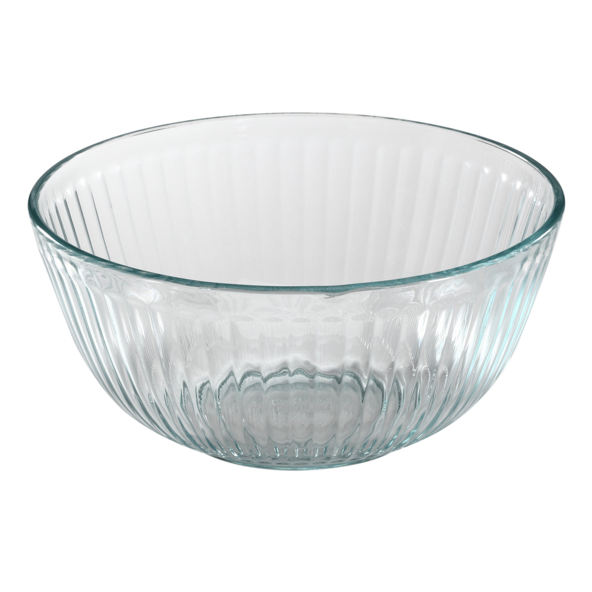 Sculpted mixing bowl on a white background