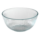 Sculpted mixing bowl on a white background