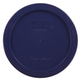 Pyrex 4 Cup Round Plastic Lid, Dark Blue