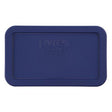 4.8 Cup Oblong Plastic Lid  Blue