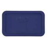 4.8 Cup Oblong Plastic Lid  Blue