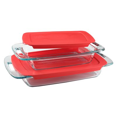 Easy Grab 4-pc Oblong Baking Dish Set