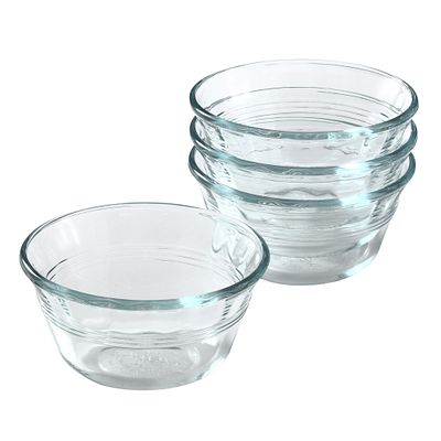 4-piece set of 6-ounce Custard Cups 