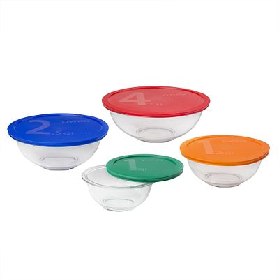 Smart Essentials 8-pc Mixing Bowl Set