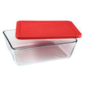 Pyrex Rectangular Storage Dish with Red Lid